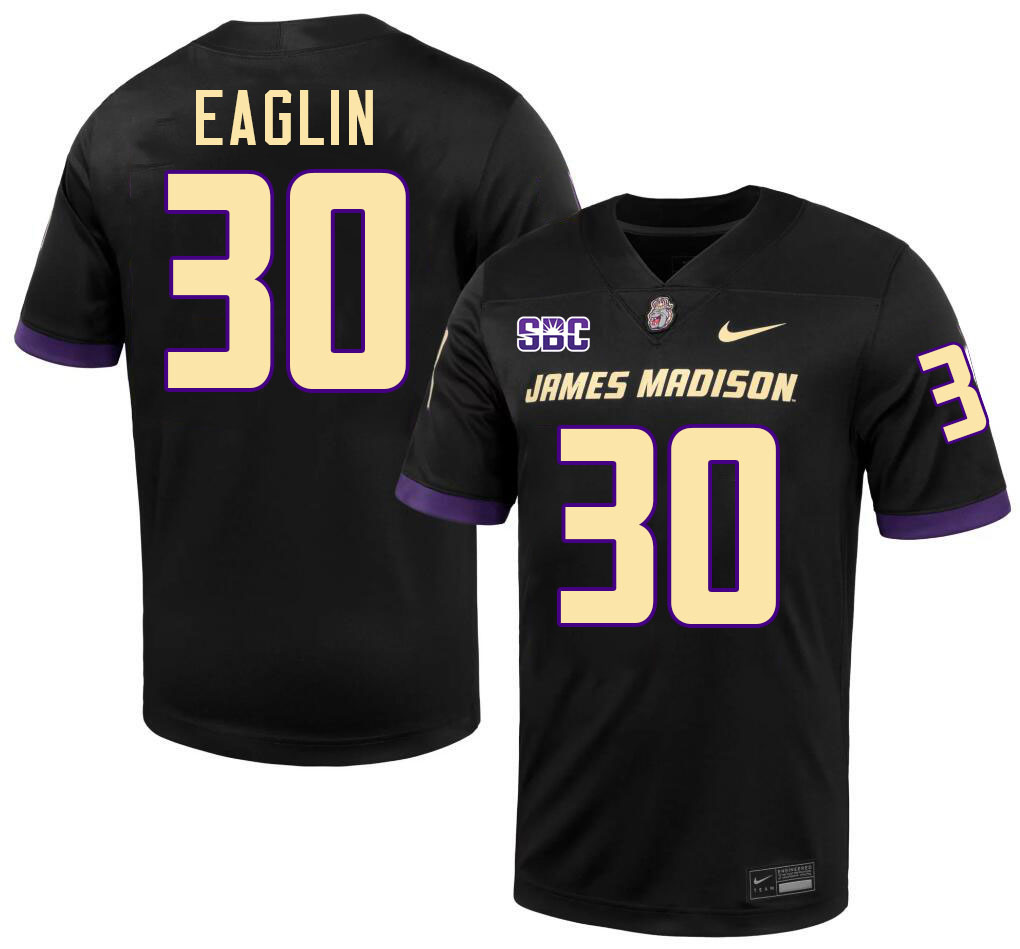 #30 Justin Eaglin JMU Jersey,James Madison Dukes Football Jerseys Stitched-Black #30 Justin Eaglin JMU Jersey,James Madison Dukes Football Jerseys Stitched-Black
